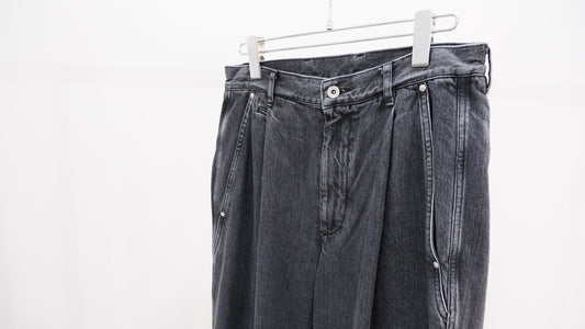 余韻｜OLD DENIM WIDE PANTS｜ULTERIOR 23AW｜えん -en-