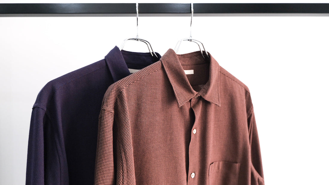 よく｜RAYON LINEN CHECK SHIRT｜ULTERIOR 25AW｜えん -en-