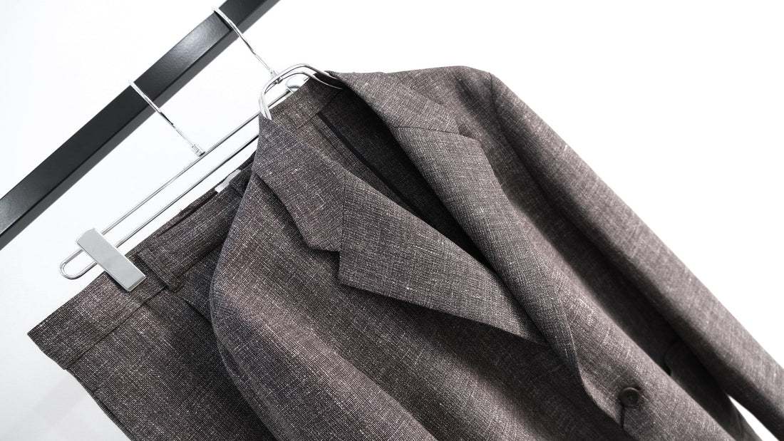 共｜WOOL LINEN 2B JACKET,WOOL LINEN 1TUCK SLACKS｜BISOWN 26SS｜えん -en-