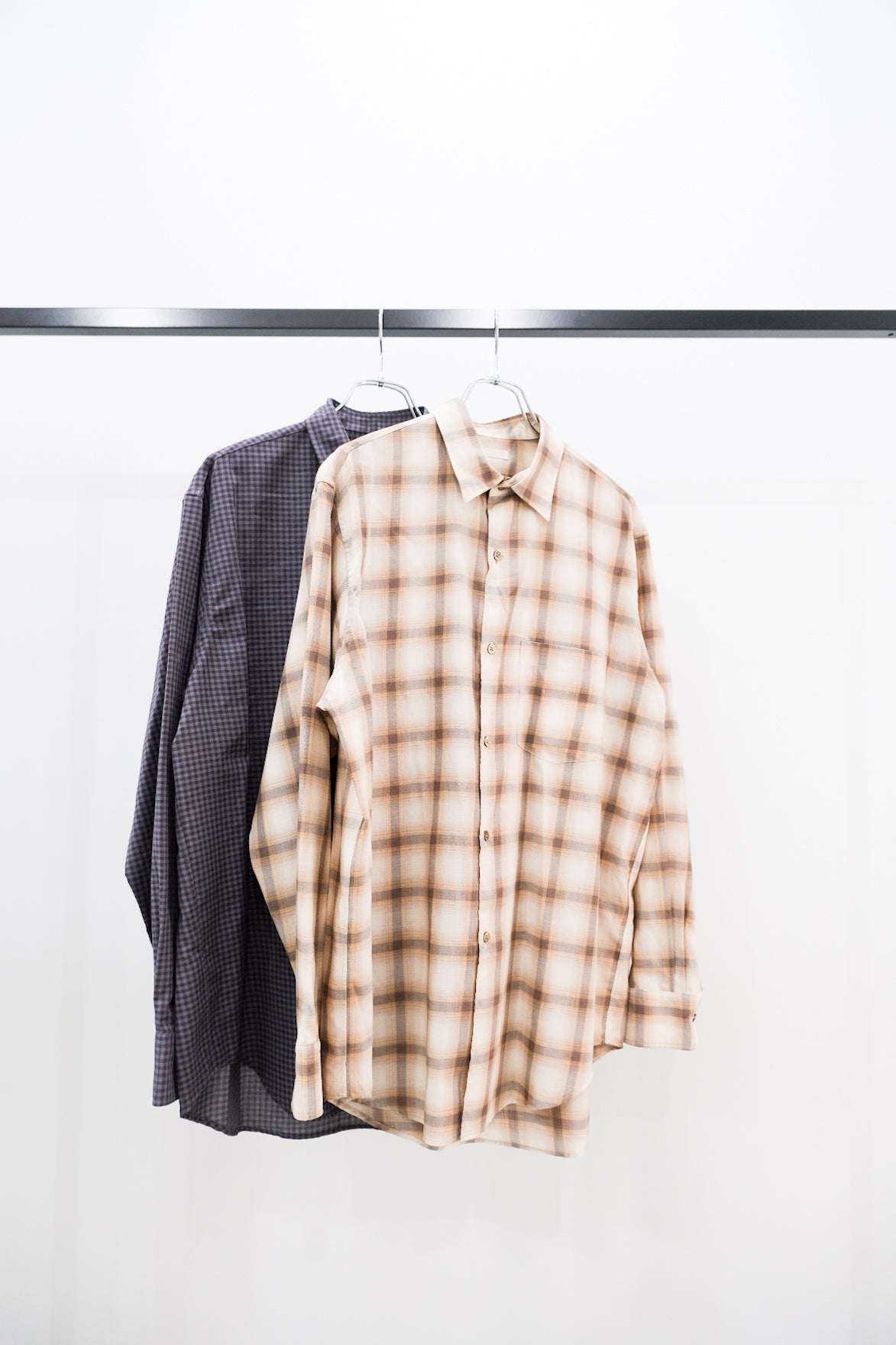 C/W CHECKED TWILL SHIRT