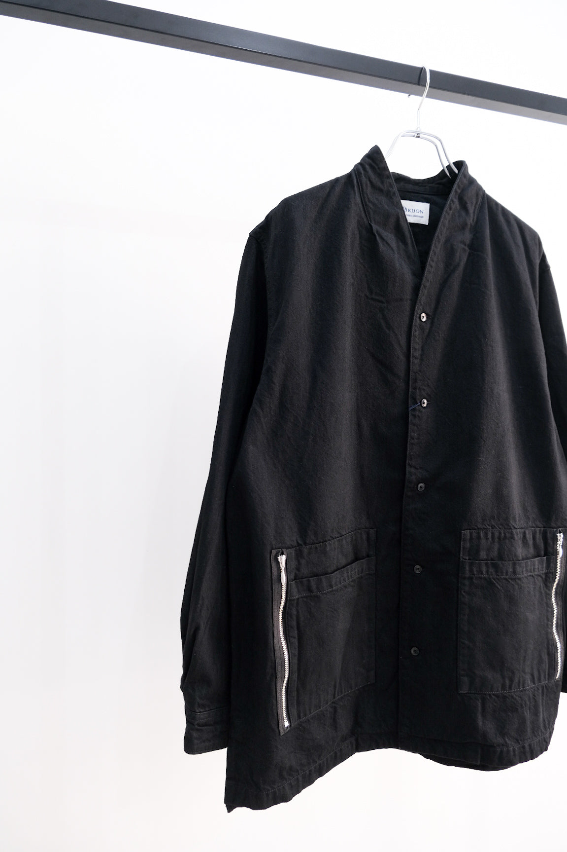 Denim Kimono Collar Shirket