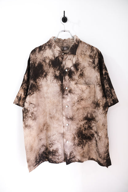 Dorozome Shibori Camp Collar Shirt