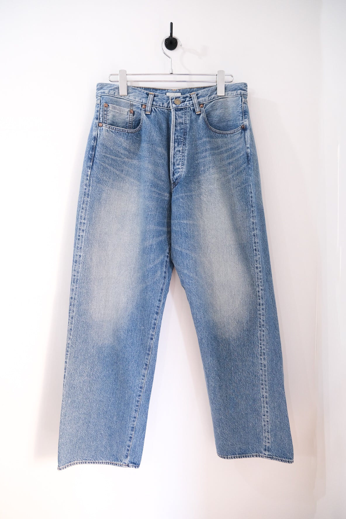 VINTAGE WASHED SELEVEDGE DENIM 5P PANTS