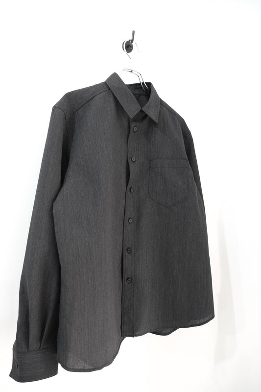 ウール×和紙・ダブルステッチシャツ