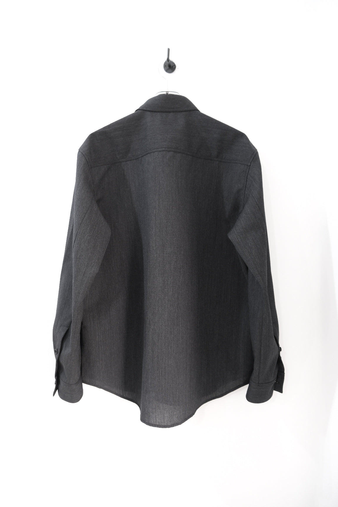 ウール×和紙・ダブルステッチシャツ