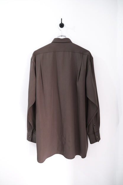 S120 WOOL GABA REGULAR SHIRTS