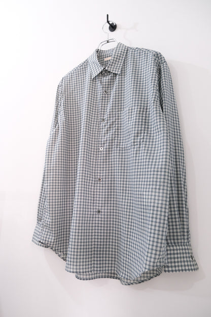 SUPER LIGHT WOOL CHECK SHIRT