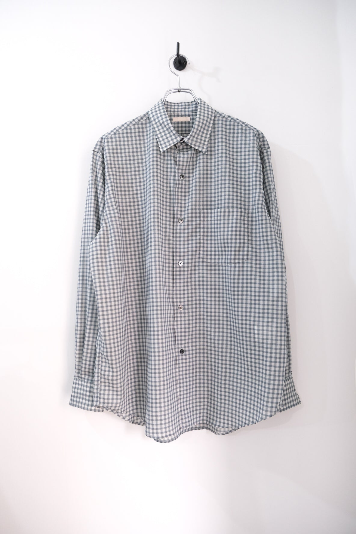 SUPER LIGHT WOOL CHECK SHIRT