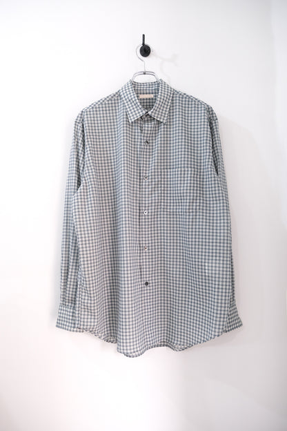 SUPER LIGHT WOOL CHECK SHIRT