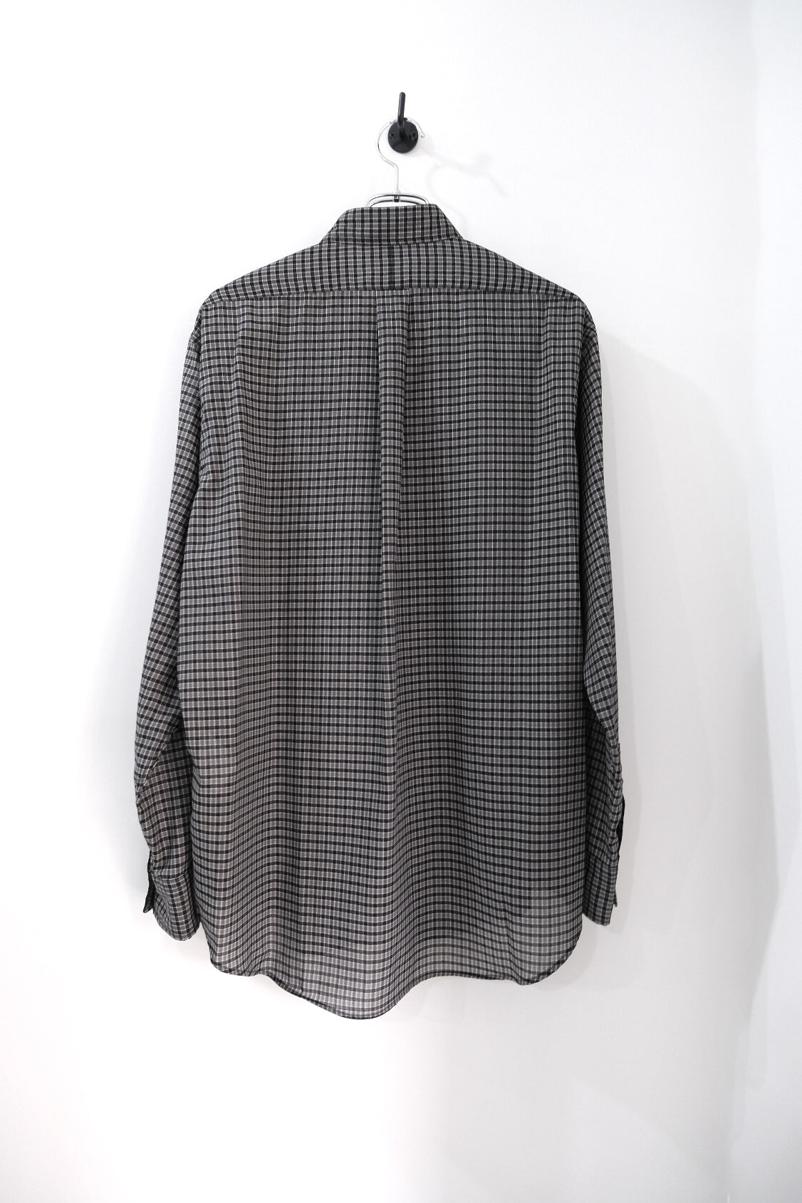 SUPER LIGHT WOOL CHECK SHIRT