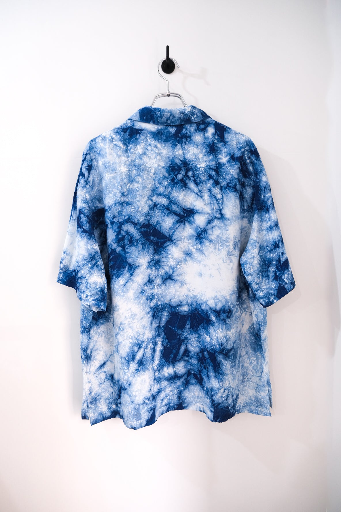 Aizome Shibori Camp Collar Shirt