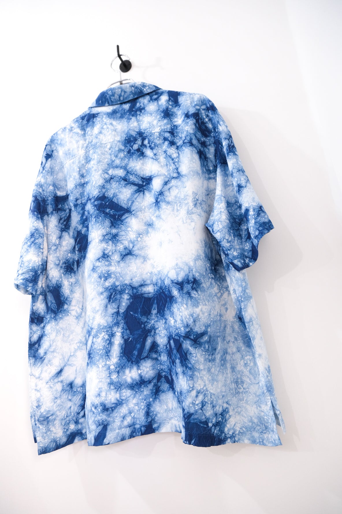 Aizome Shibori Camp Collar Shirt