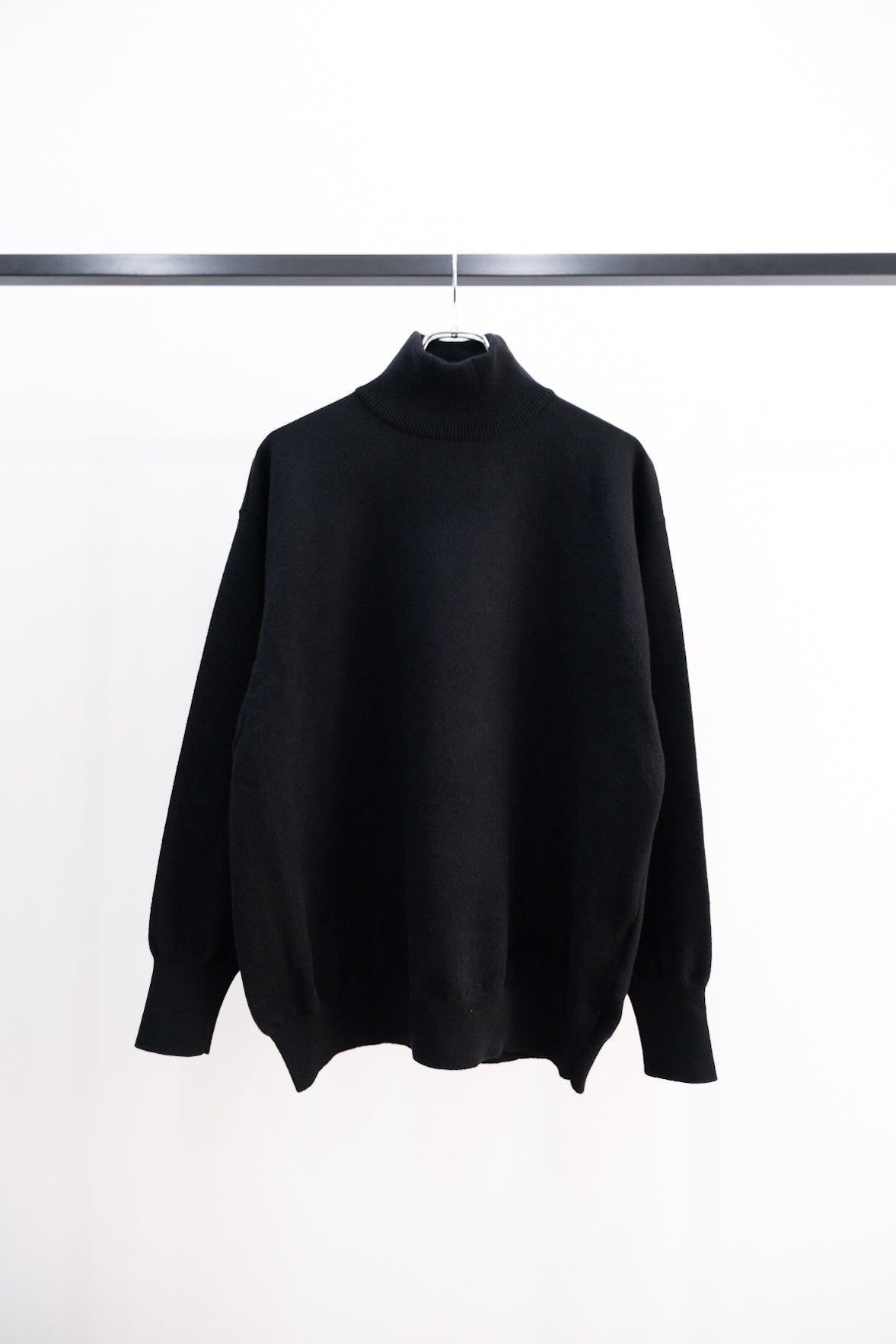 WOOL CASHMERE HIGH NECK KNIT