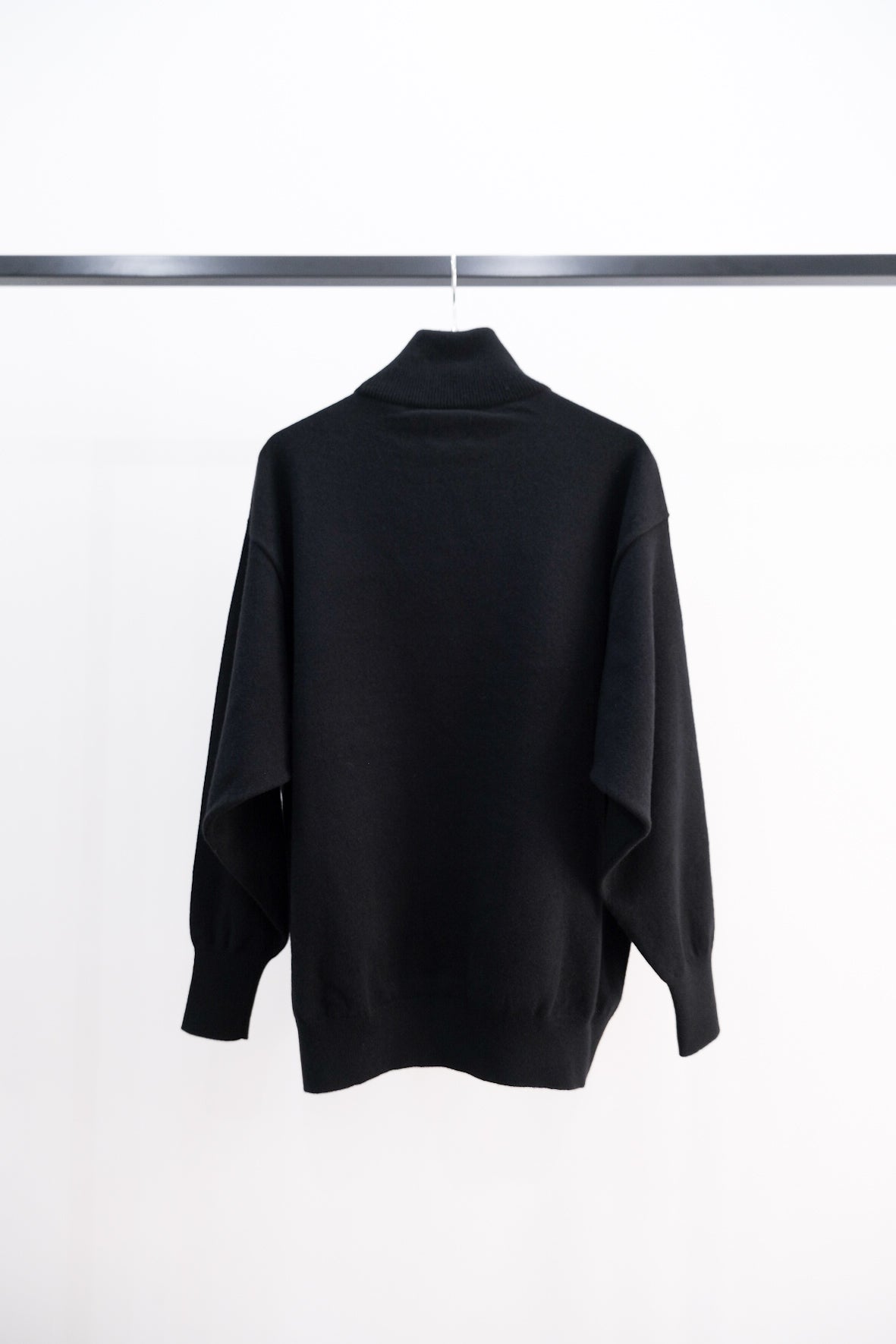 WOOL CASHMERE HIGH NECK KNIT