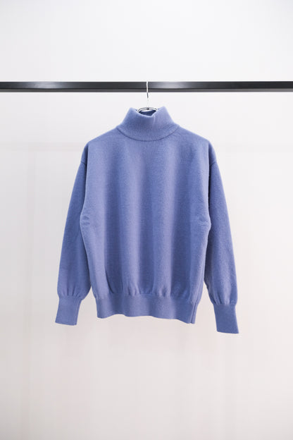 【50% off】WOOL CASHMERE HIGH NECK KNIT women's