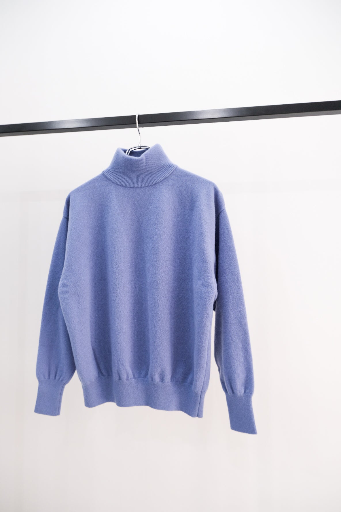 【50% off】WOOL CASHMERE HIGH NECK KNIT women's