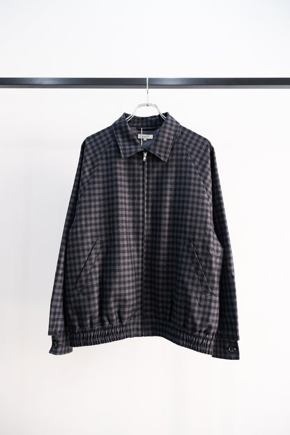 FLANNEL RAGLAN BLOUSON