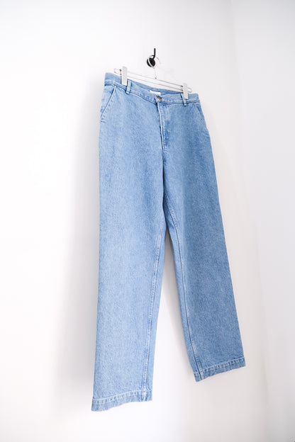 WASH DENIM SLACKS