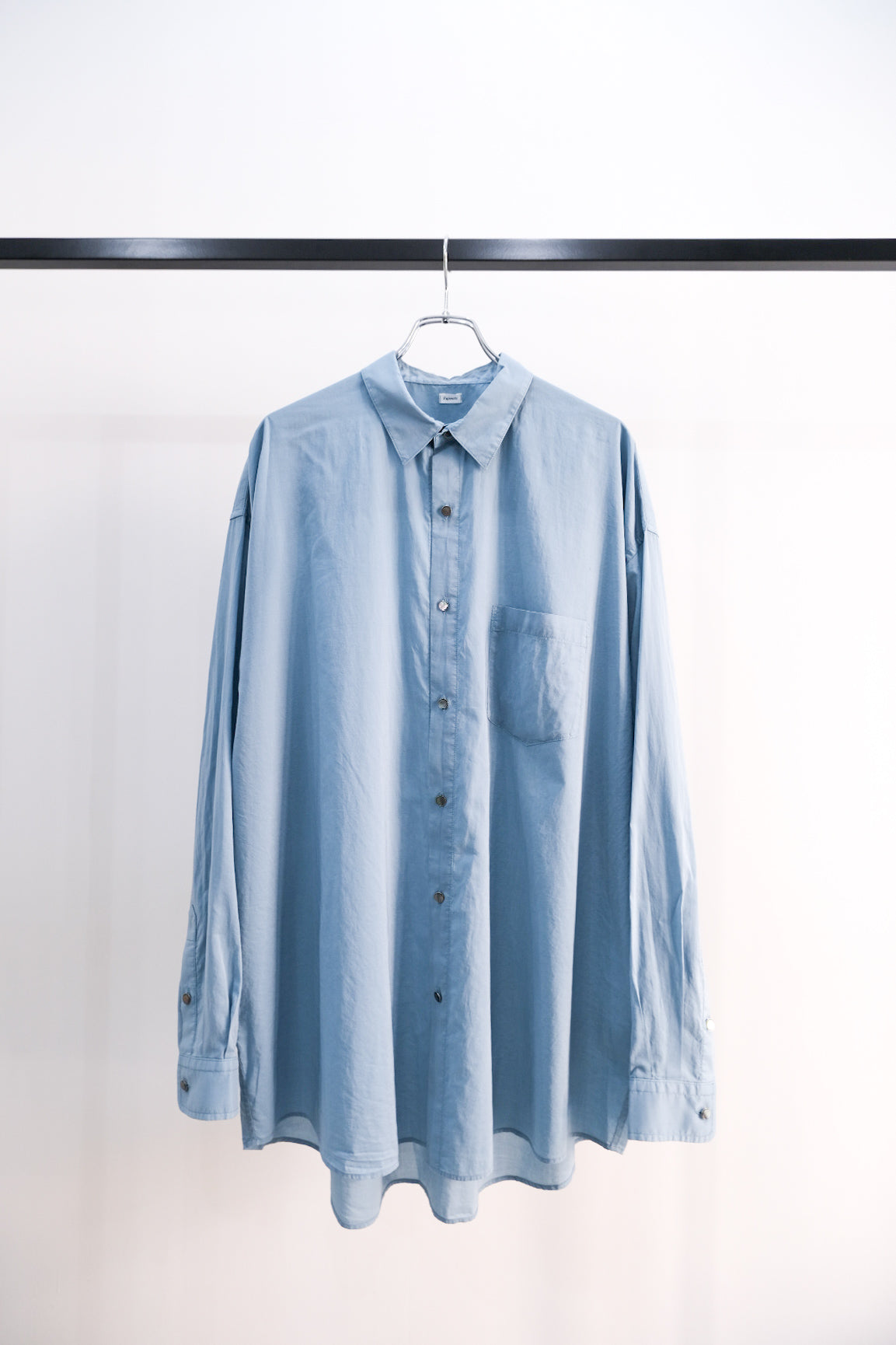 Washed Over Cotton&Silk Shirt