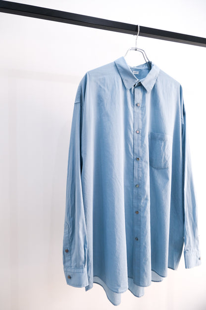 Washed Over Cotton&Silk Shirt