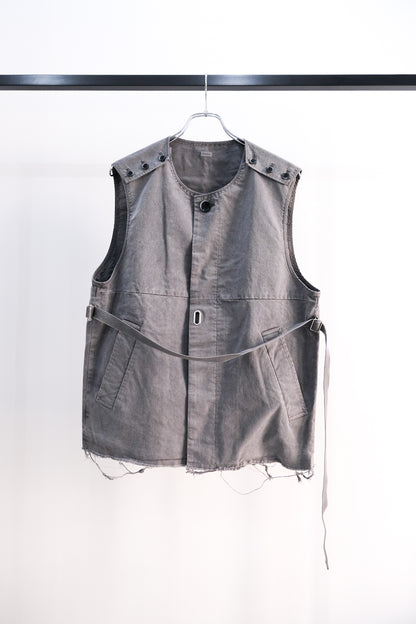 Overdyed Wrap Vest