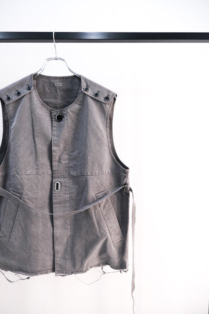 Overdyed Wrap Vest