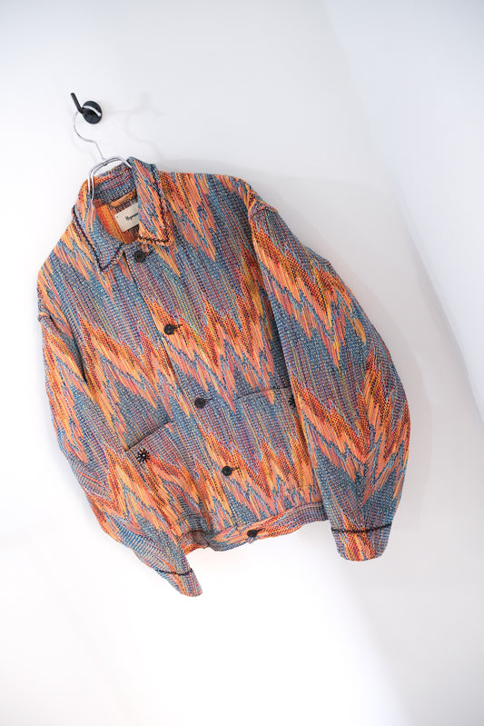 herring bone khadi 2-pocket coverall