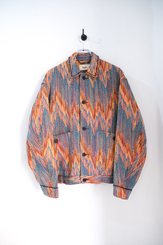 herring bone khadi 2-pocket coverall