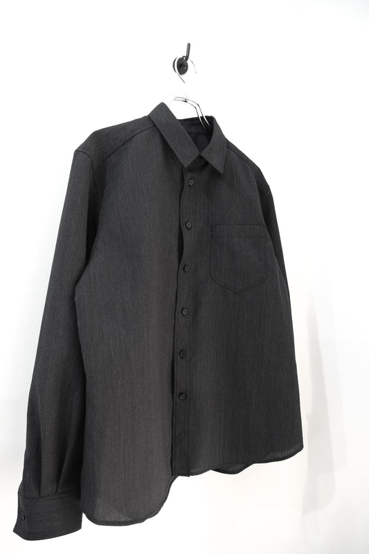 ウール×和紙・ダブルステッチシャツ