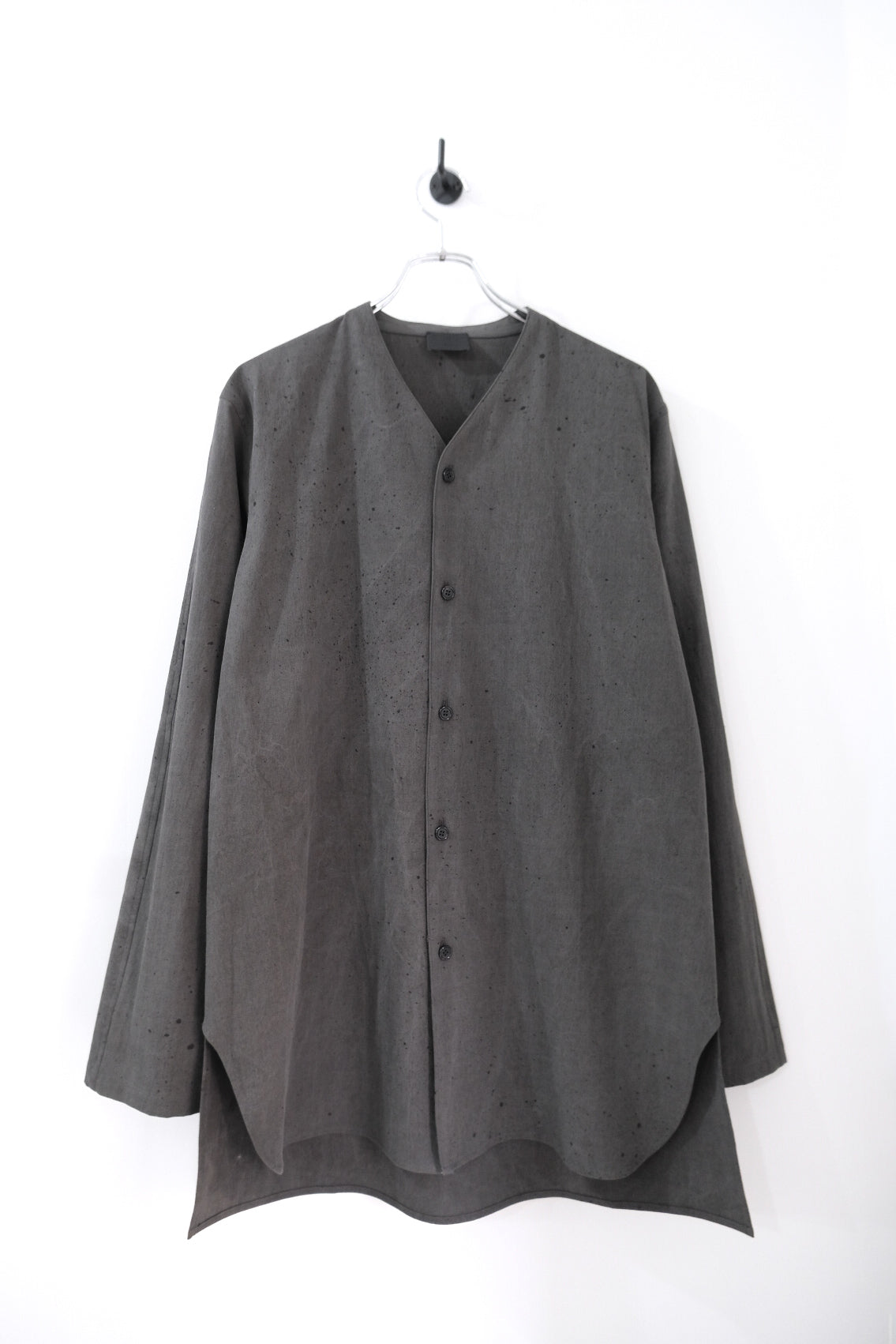 WASHED WOOL SILK TWILL WESTERN SHIRT｜ULTERIOR 26SS｜えん -en-