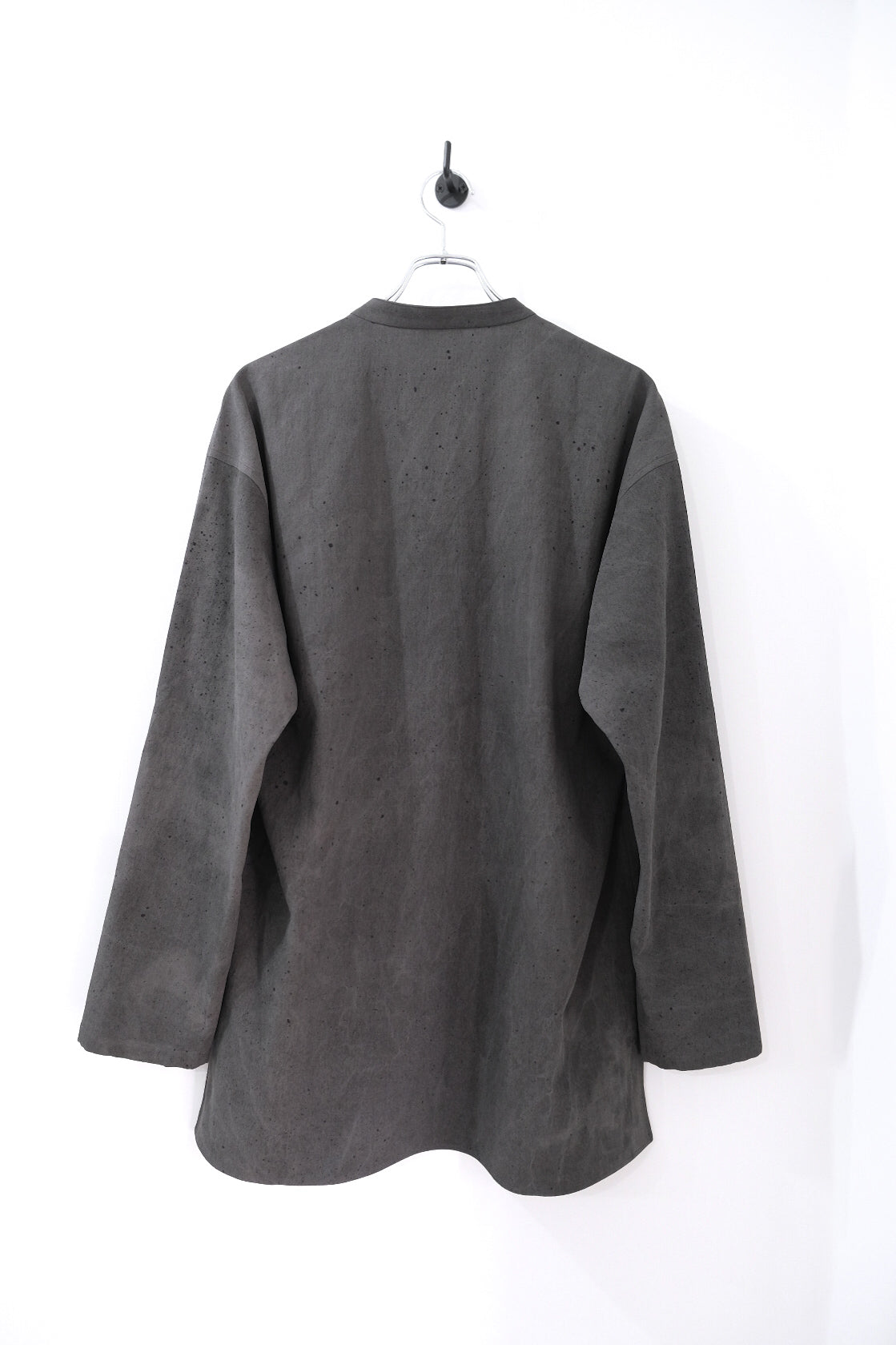 墨染強撚コットンボイルクロス・パジャマシャツ｜山内 26SS｜えん -en-
