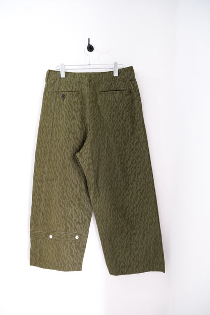 Military Tent Wide Trousers (Raindrop Camo)