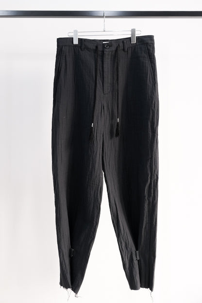 Cratered Triple Cloth Trousers