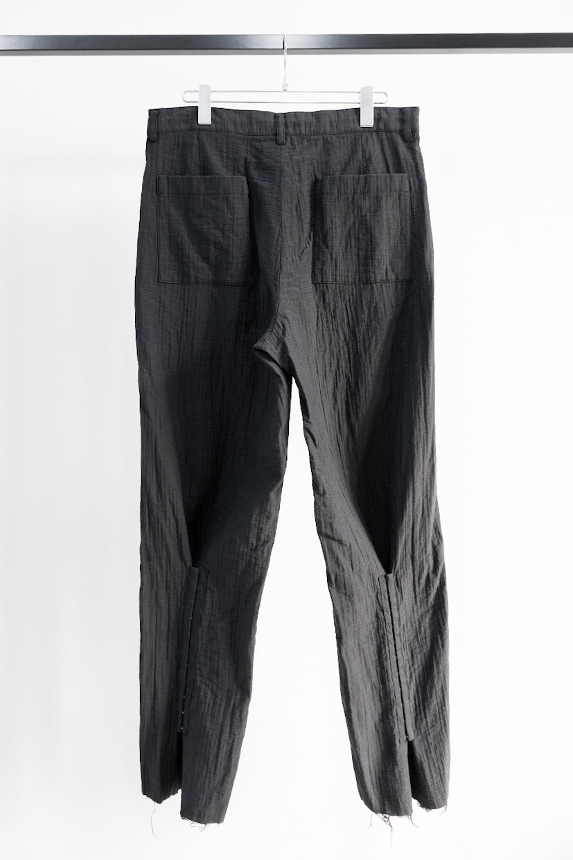 Cratered Triple Cloth Trousers