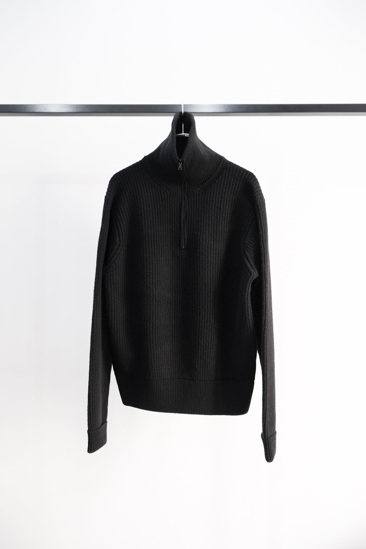 half zip tokkuri knit