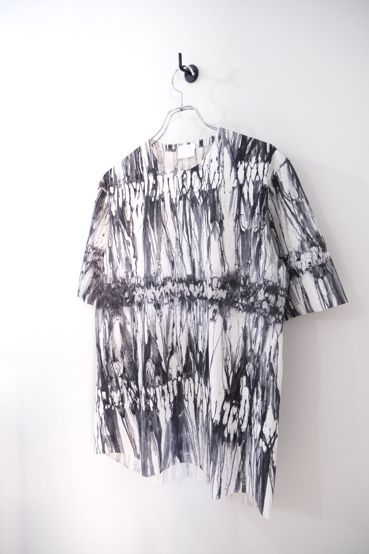有松絞り・強撚フリーカットポンチ・ショートスリーブTシャツ