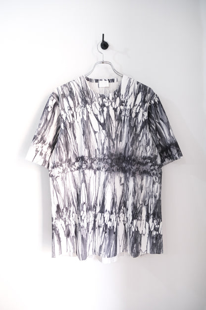 有松絞り・強撚フリーカットポンチ・ショートスリーブTシャツ