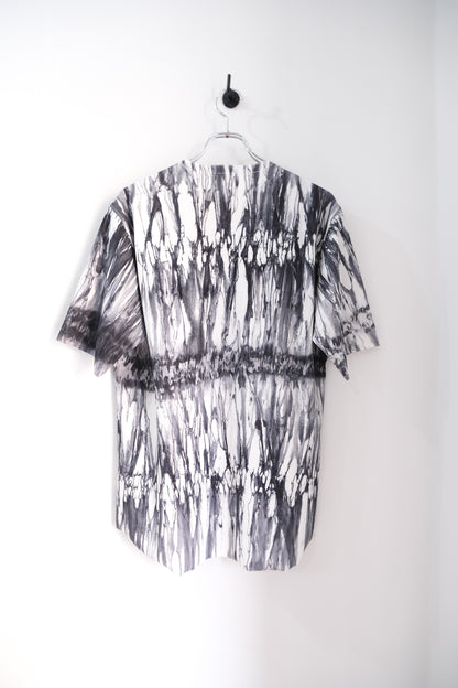 有松絞り・強撚フリーカットポンチ・ショートスリーブTシャツ