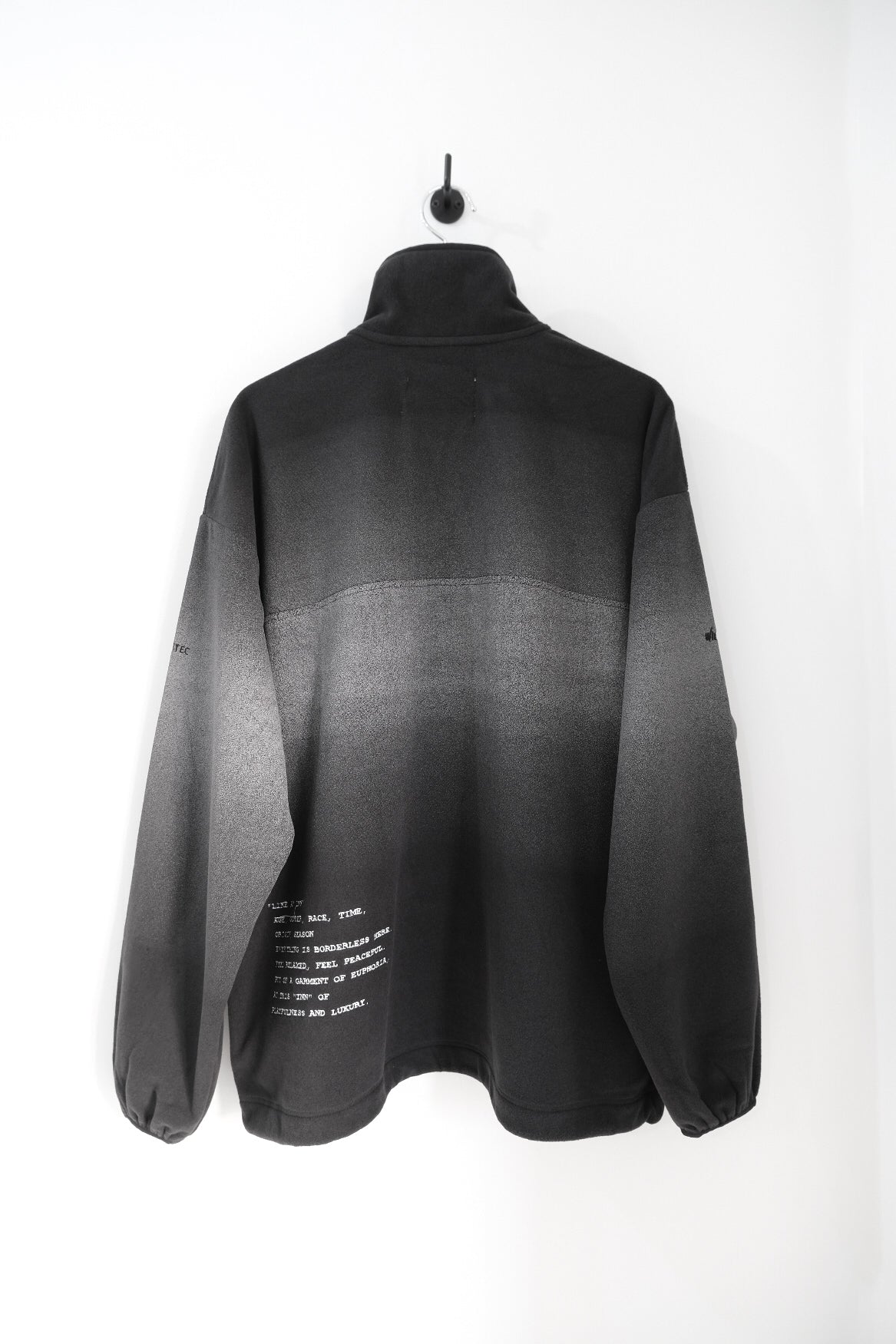 PIGMENT PRINT WASH POLARTEC PULLOVER