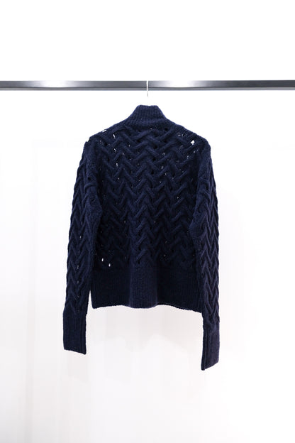 Patterned feathery Cardigan