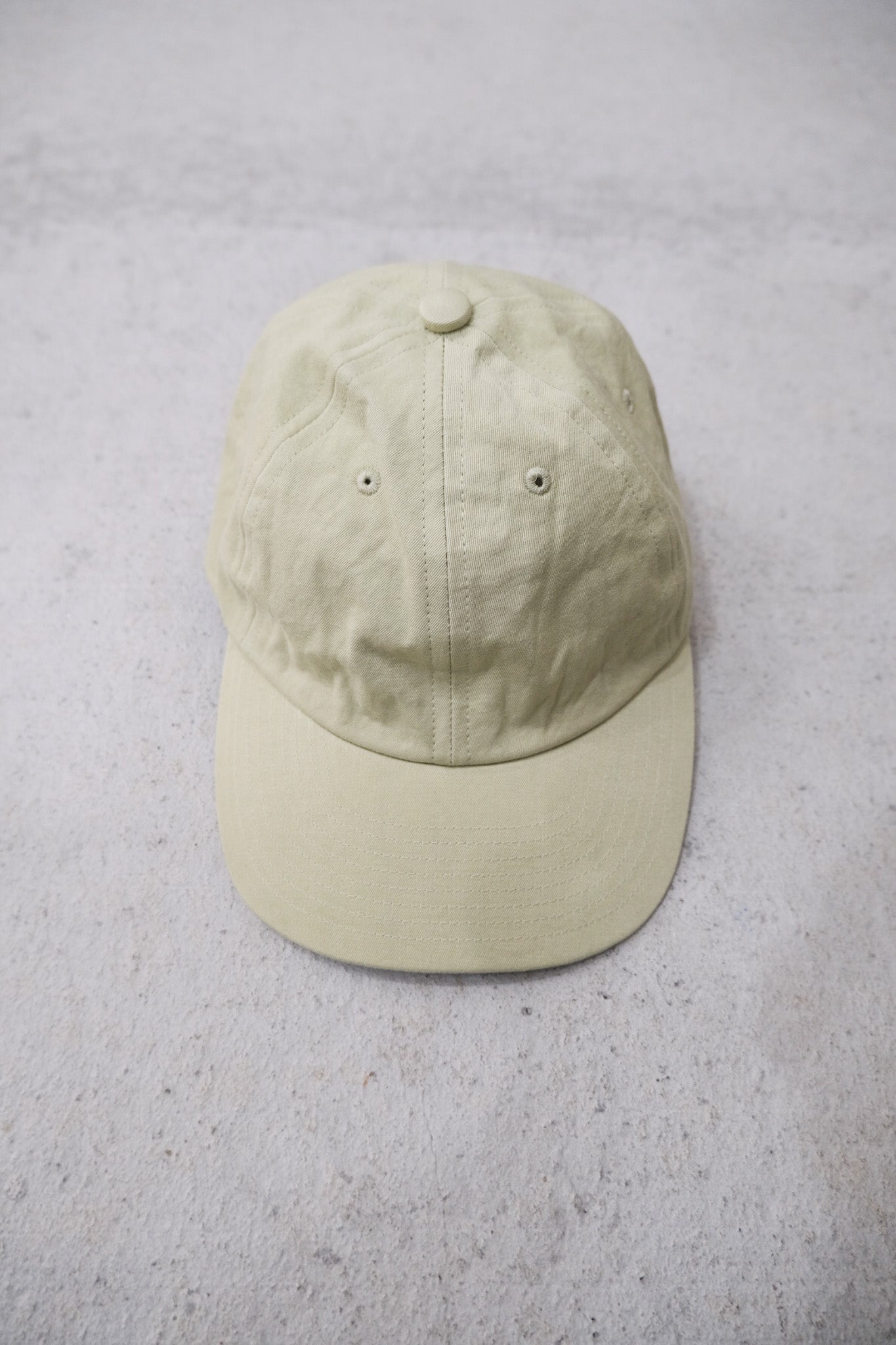 WASHED BIZEN GABARDINE 6 PANELED CAP｜ULTERIOR 23AW｜えん -en-