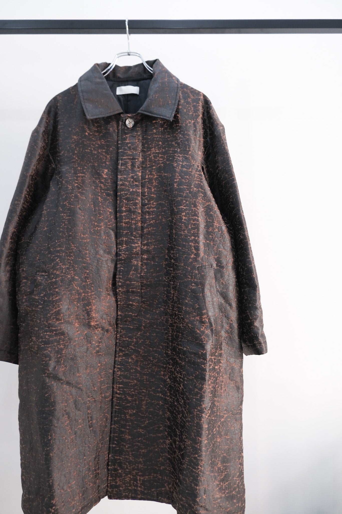 silk mud dyed coat