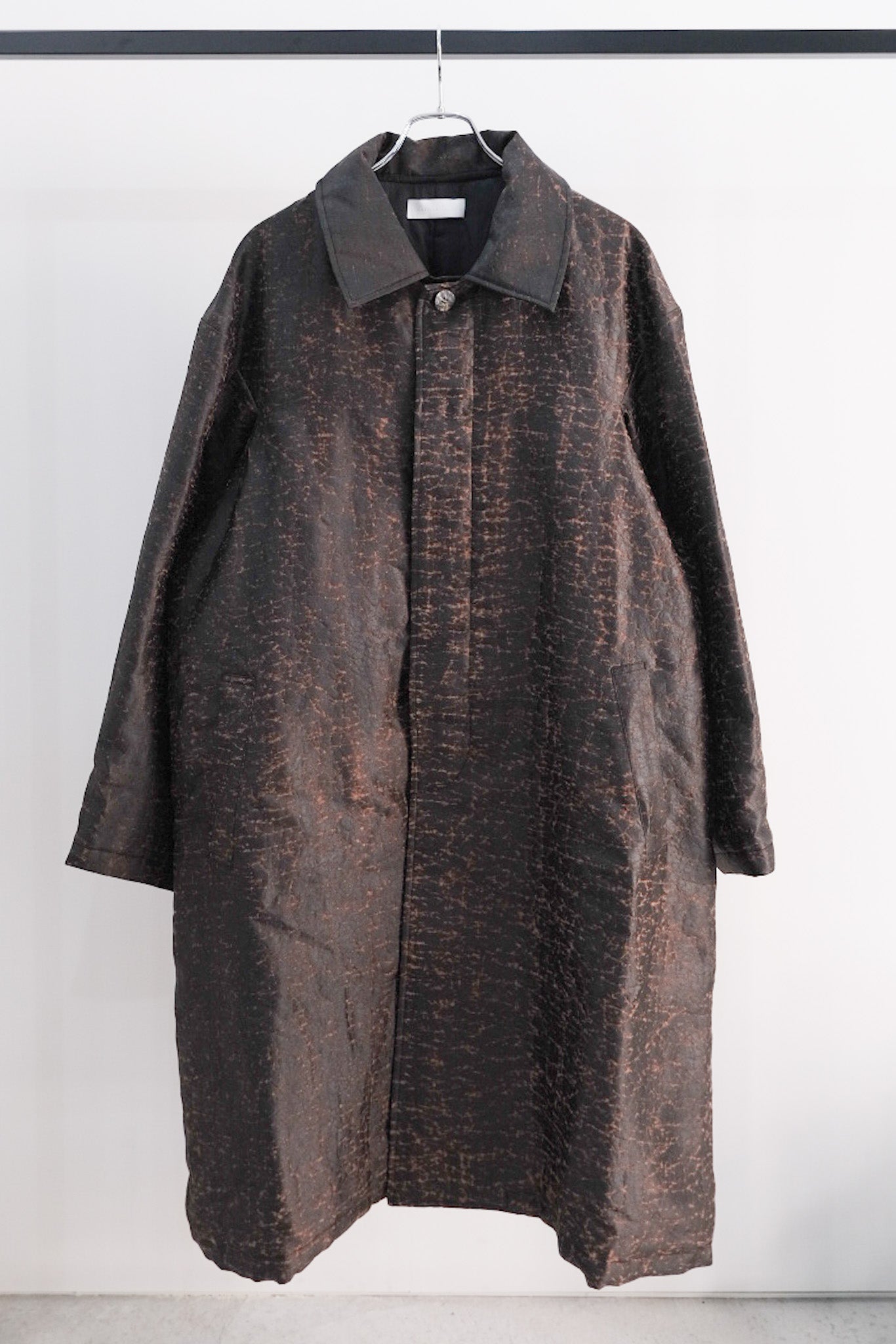 silk mud dyed coat