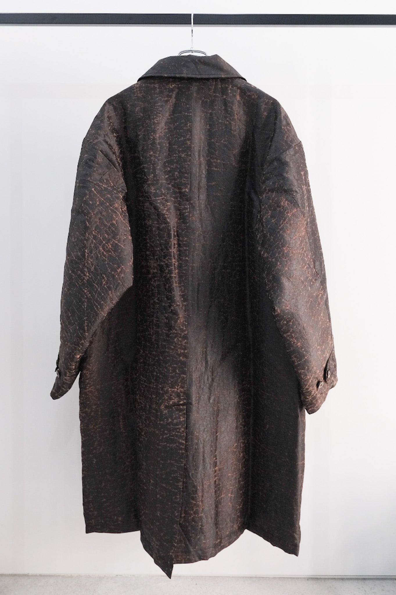 silk mud dyed coat