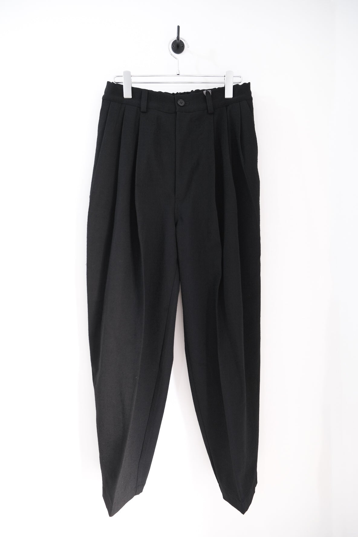 3 PLEAT WOOL PANTS