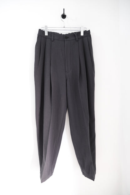 3 PLEAT WOOL PANTS