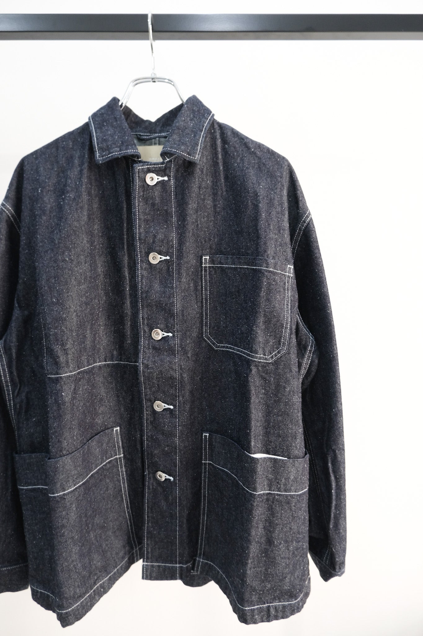 SILK DENIM WORK JACKET