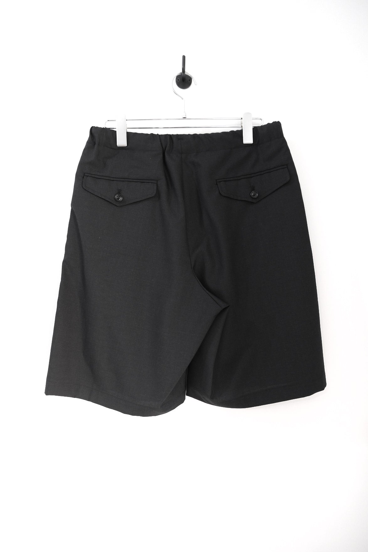 SUPER FINE WOOL TROPICAL DRAWSTRING SHORTS