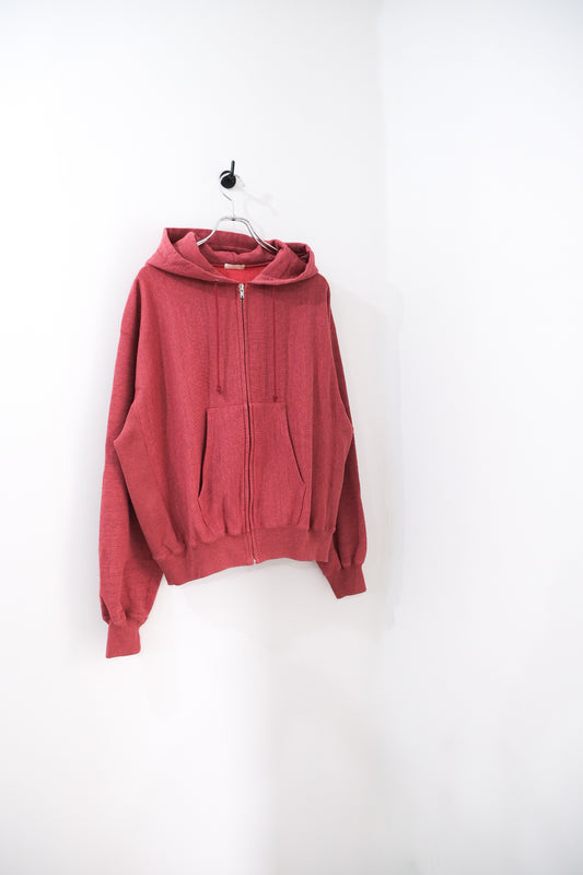FADED SILKY TERRY RW ZIP UP PARKA