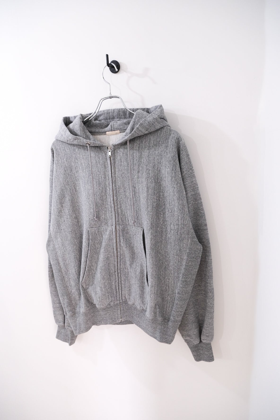 FADED SILKY TERRY RW ZIP UP PARKA